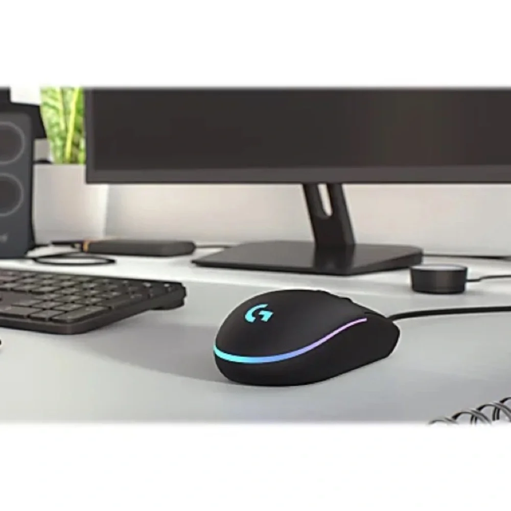 Logitech G203 LIGHTSYNC Optical Gaming Mouse - Black
